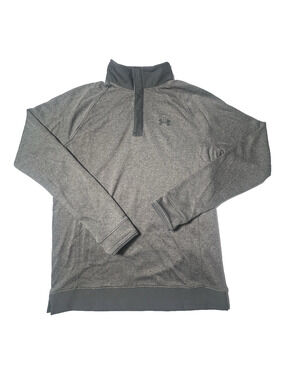 Under Armour HeatStorm Youth XL Gray 1/4 Zip Pullover Loose Fit Sweatshirt Boys